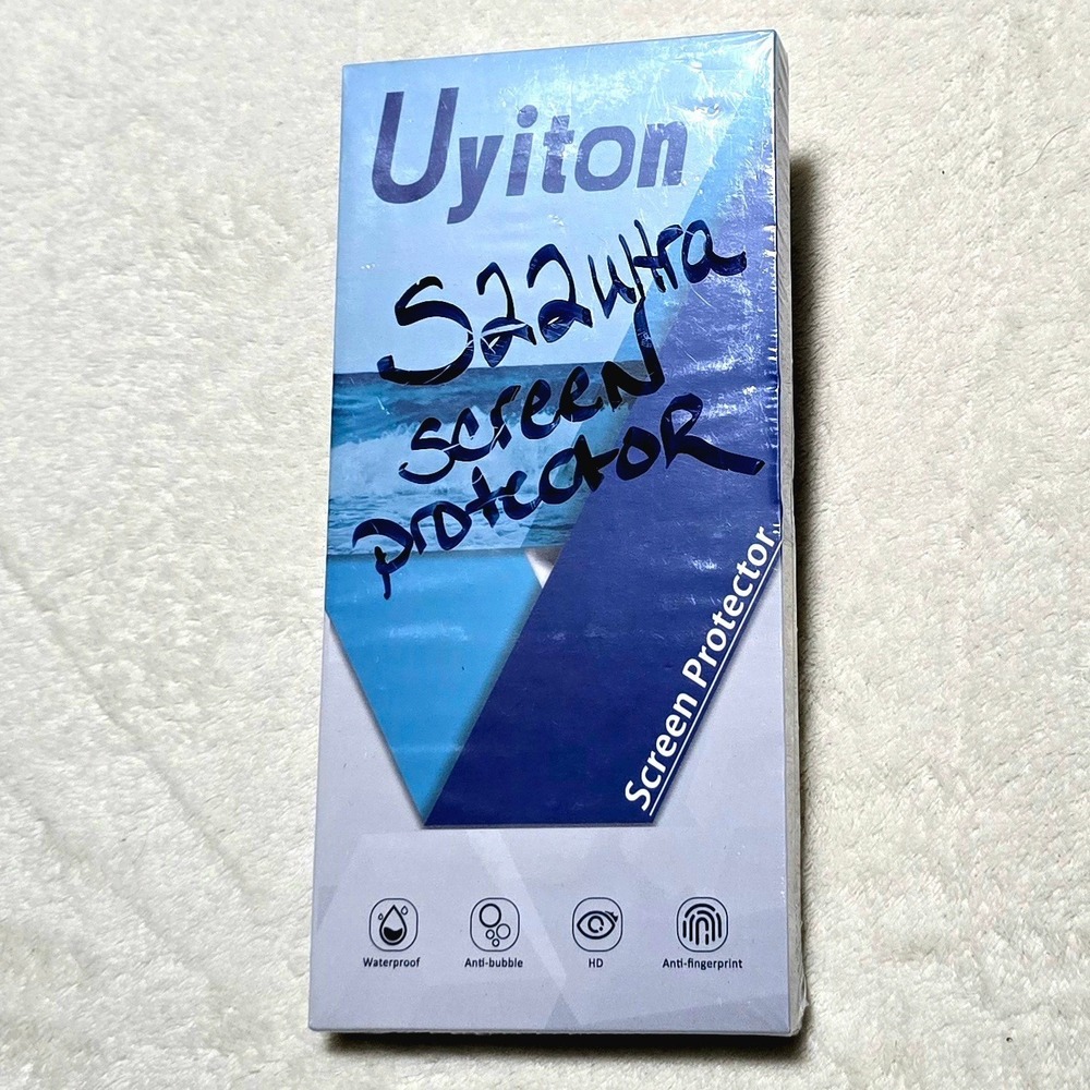 Uyiton Samsung Galaxy S22 Ultra Screen Protector‎ Waterproof HD Anti Fingerprint